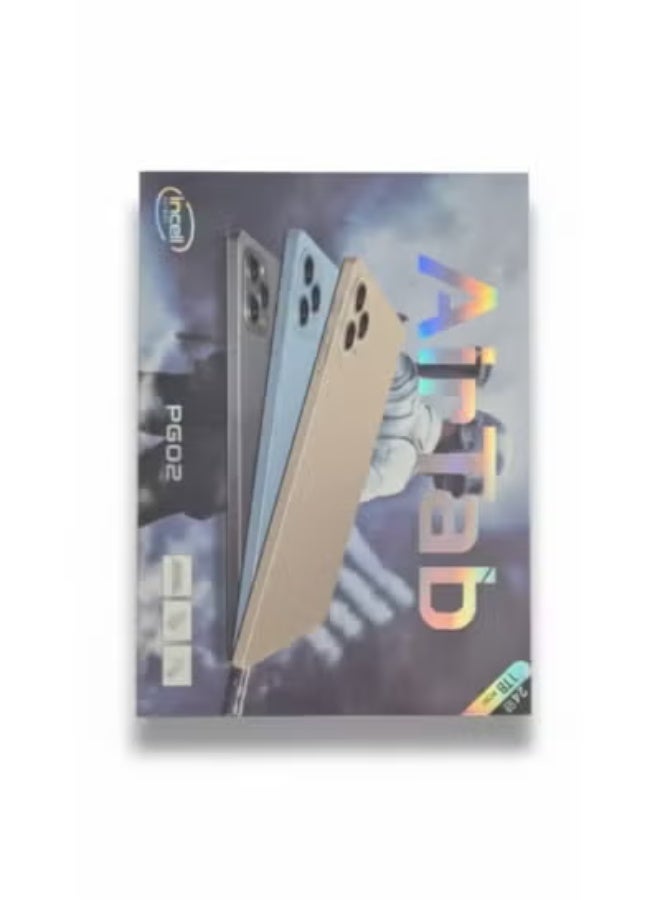 AIR TAB تابلت PG02 بحجم 10.1 بوصة بنظام أندرويد 13 – 16 جيجابايت RAM، 1 تيرابايت تخزين، شريحة مزدوجة 4G LTE وواي فاي، عمر بطارية طويل، أداء عالي السرعة للعمل والدراسة والألعاب والوسائط المتعددة والسفر والاستخدام المنزلي - Image 2
